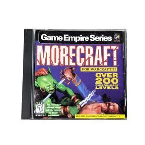 Vtg 1996 Morecraft for Warcraft II 2 pc video game empire series